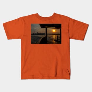 Staten Island Ferry Sunrise Kids T-Shirt